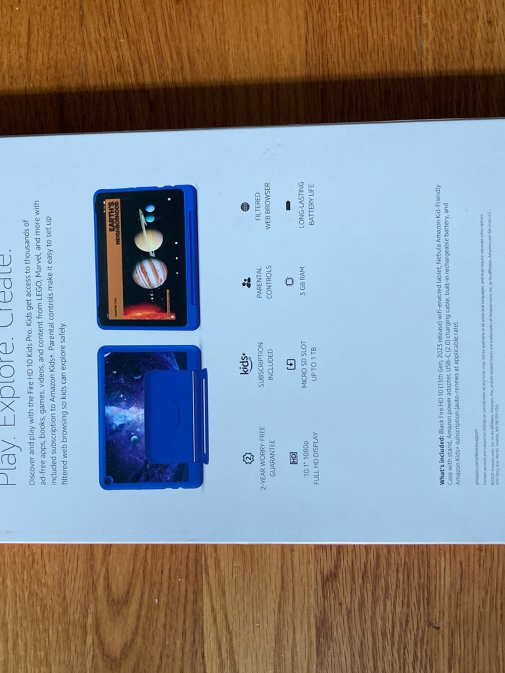 Amazon Fire HD 10 Kids Pro Tablet - Picture 4 of 7